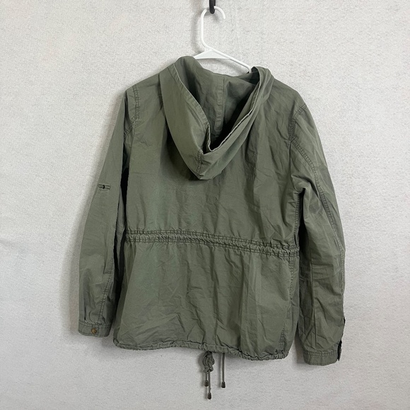 Life in Progress Olive Green Military Utility Jacket – Size M - Picture 2 of 16